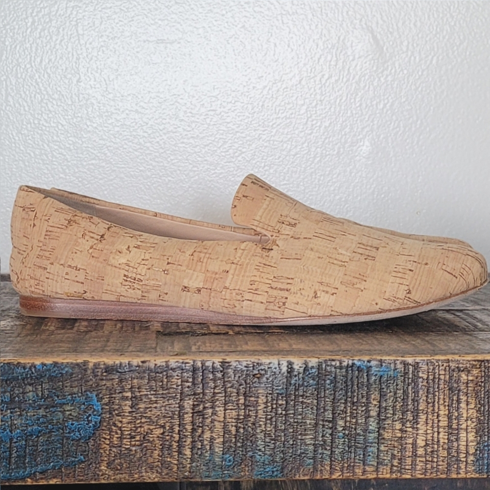 Veronica Beard Griffin Flats Natural Cork 6 - Picture 3 of 12